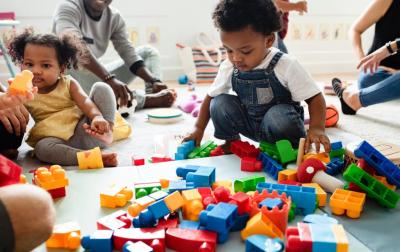 Children Socializing at Westampton NJ Daycare
